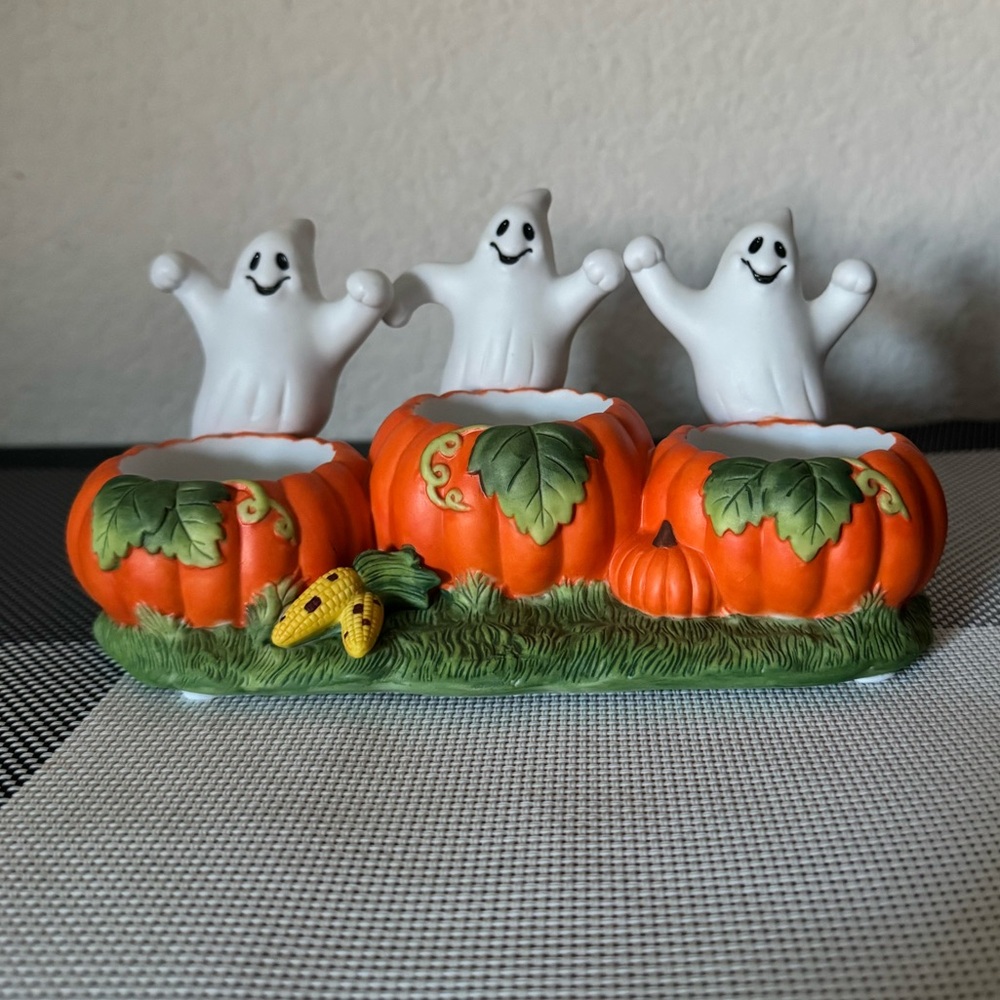 Partylite Ghost Trio Tealight Holder